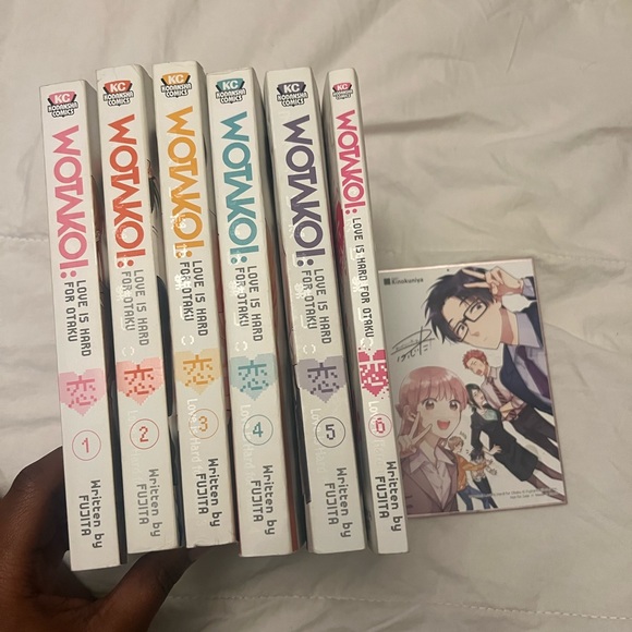 Wotakoi: Love Is Hard For Otaku complete set including shikishi - Picture 2 of 3